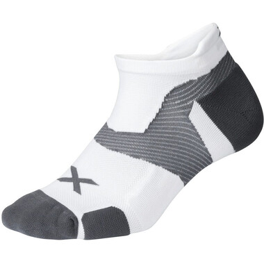 Socken 2XU VECTR CUSHION Weiß/Grau 0